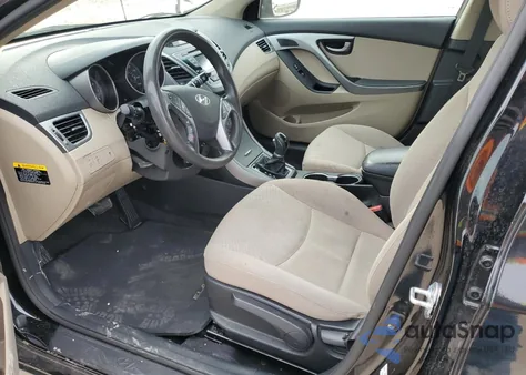 2015 Hyundai Elantra Se z USA, uszkodzony, nr VIN KMHDH4AE6FU389428